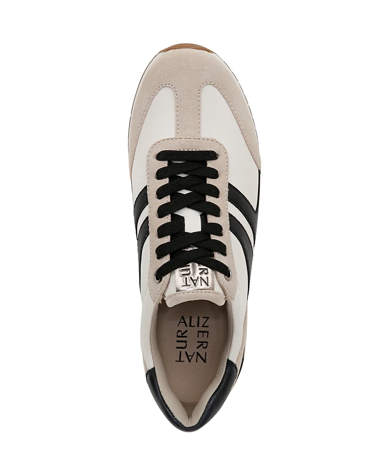 Naturalizer Women's Lorena Closed Round Toe Lace Up Sneakers