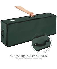 Hearth & Harbor Wrapping Paper Storage Container - Christmas Bag with Interior Pockets