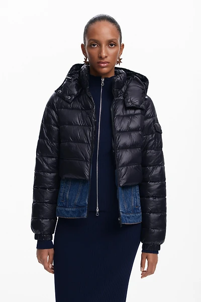 Desigual Women's Combined short padded coat