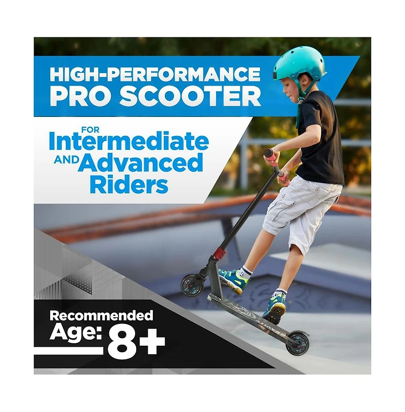 Hurtle Pro Stunt Scooter With High Impact Wheels - Gravity in Resurrection