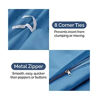 Premium Microfiber Duvet Cover Set