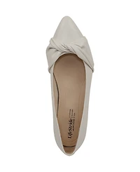 LifeStride Women's Palm Pointed Toe Ballerina Flats