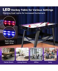 Gouun Air Powered Hockey Game Table with 2 Pushers and Pucks