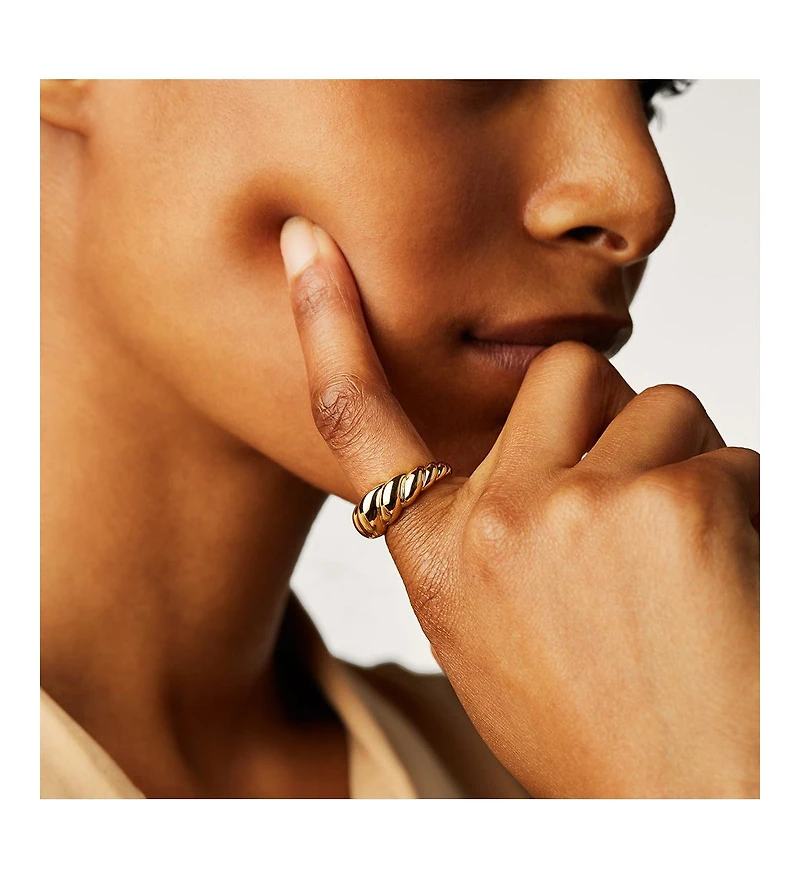 Ana Luisa Gold Twist Ring