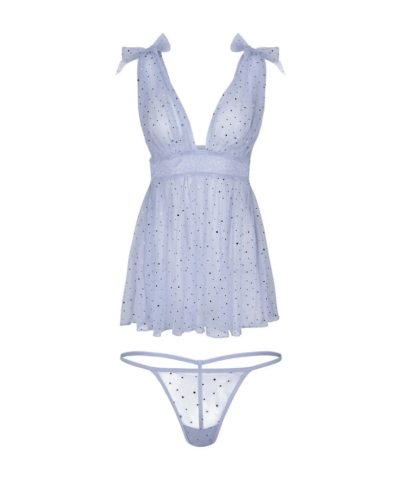 Adore Me Women's Novah Babydoll & G-String Set Lingerie