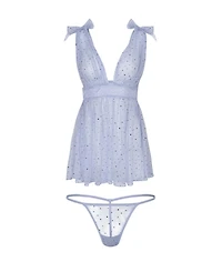 Adore Me Women's Novah Babydoll & G-String Set Lingerie