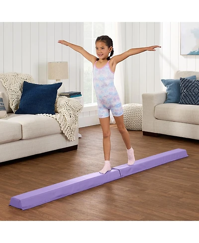Best Choice Products 9ft Folding Medium-Density Foam Floor Balance Beam for Gymnastic and Tumbling