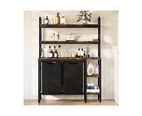 gaomon Laundry Basket,Laundry Hamper 2 Section with Side Shelves,3 Tiers Laundry Sorter with 2 Pull-Out and Removable Laundry Bags