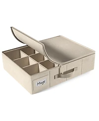 Sorbus Hard Shell Coffee Mug Storage Case - Stylish & Protective Storage for 12 Mugs/Glassware, Compact Design