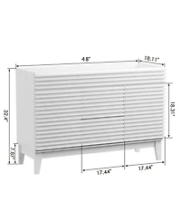Lovmor 48.0 in. Freestanding Bath Vanity Cabinet without Top Assembly required