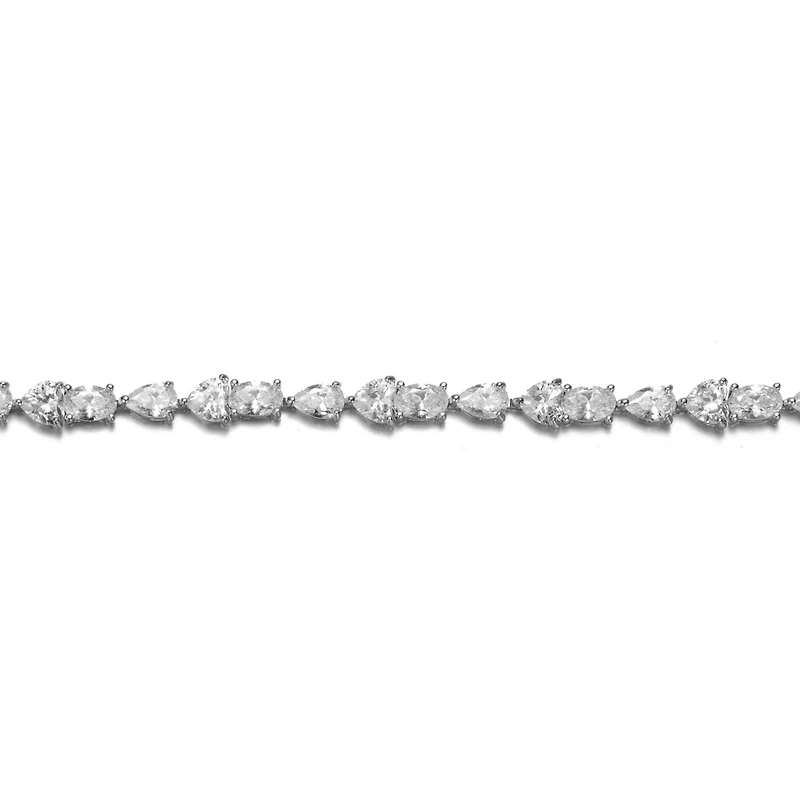 Eternal Sparkle Clear Cubic Zirconia Tennis Bracelet