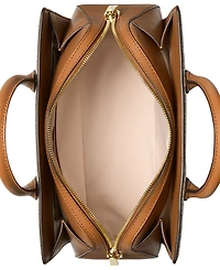 Michael Kors Laila Medium Signature Logo Satchel