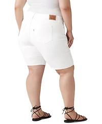 Levi's Plus Mid-Rise Shaping Bermuda Shorts