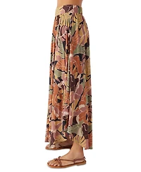 O'Neill Juniors' Marnie Siren Abstract Print Maxi Skirt