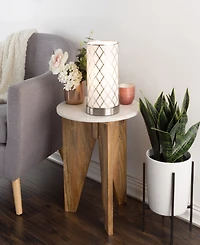 Lavish Home 11.5" Led Uplight Table Lamp