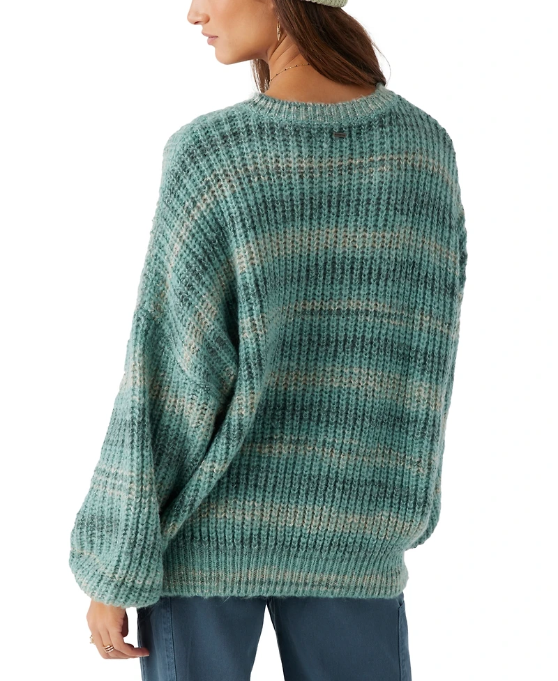 O'Neill Juniors' Bayou Oversized Drop-Shoulder Sweater