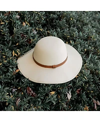 Kanut Sports Womens Porter Faux Leather Band Brimmed Hat