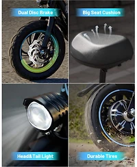 Urbanmax C1/C1 Pro Electric Scooter with Seat, 450W Powerful Motor up to 20/25 Miles Range, Foldable Electric Scooter for Adults Max Speed 15.5/18.6 M