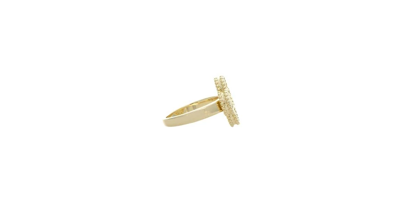 Rivka Friedman Pave Clover Ring
