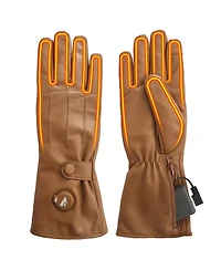 ActionHeat 5V Battery Heated Leather Dress Glove - Women's Tan Xs