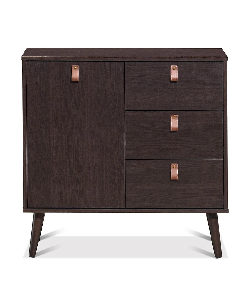 Gouun 3-drawer Sideboard Storage Display Cabinet