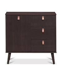 Gouun 3-drawer Sideboard Storage Display Cabinet