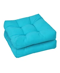 Gouun 21 Inch x 21 Inch Patio Chair Seat Cushion Pads for Indoor and Outdoor