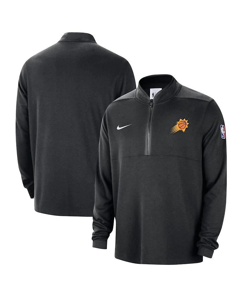 Nike Men's Black Phoenix Suns 2024/25 Courtside Performance Half-Zip Top