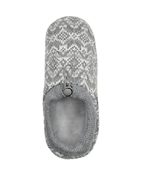 Heat Holders Women's Emma Fair Isle Knit Drawstring Slippers