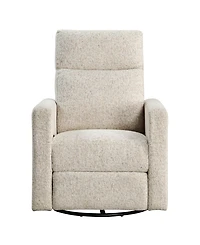 Homelegance 30" White Label Avenue Swivel Glider Reclining Chair