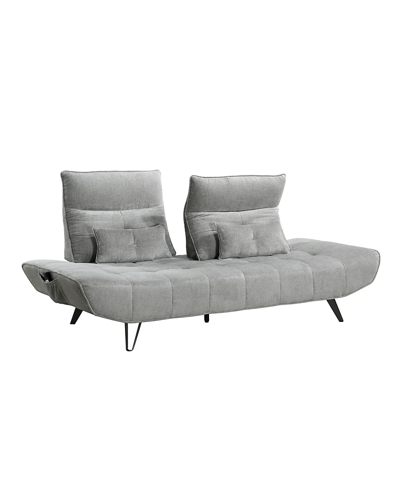 Homelegance 91" White Label Power Adjustable Viggo Sofa