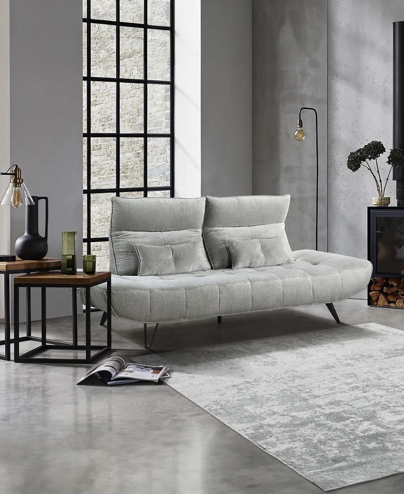 Homelegance 91" White Label Power Adjustable Viggo Sofa