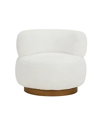 Homelegance 35" White Label Lyman Swivel Chair