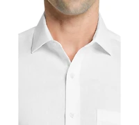 Tommy Hilfiger Mens Regular Fit Linen Dress Shirt