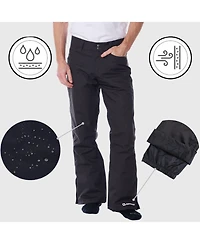 Alpine Swiss Men's Waterproof Ski Snowboarding Pants Insulated Winter Snow
