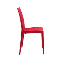 LeisureMod Weave Mace Indoor/Outdoor Dining Chair (Armless
