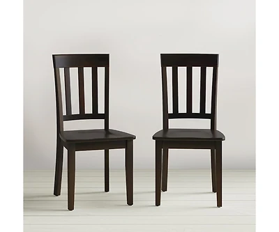 Jofran Simplicity Solid Wood Classic Slat Back Dining Chair (Set of 2