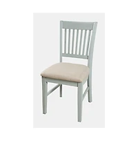 Jofran Craftsman Slat-Back Upholstered Desk Chair