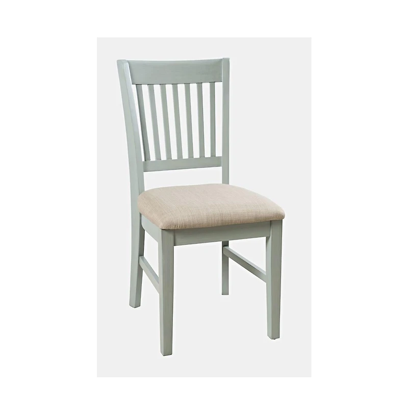 Jofran Craftsman Slat-Back Upholstered Desk Chair