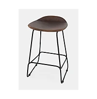 Jofran Nature's Edge Solid Acacia Counter Height Backless Stool (Set of 3