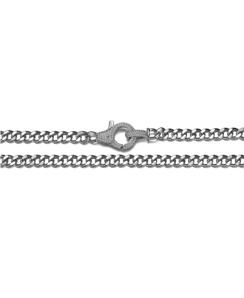 Stylish polished Curb Link Chain Necklace