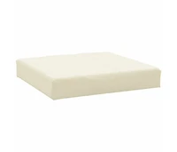 vidaXL Pallet Cushions 2 pcs Cream White Oxford Fabric