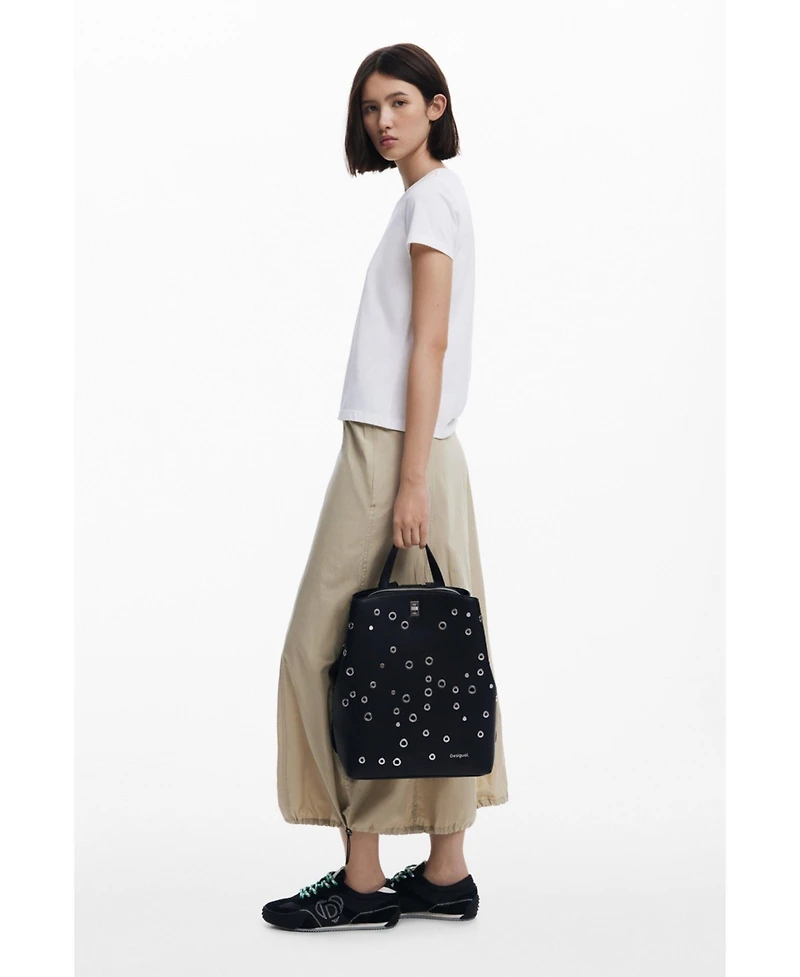 Desigual Women's Medium studded backpack