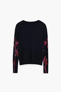 Desigual Women's Orchid sleeve sweater