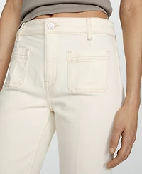 Mango Women's Alex Slim Fit Medium Rise Jeans