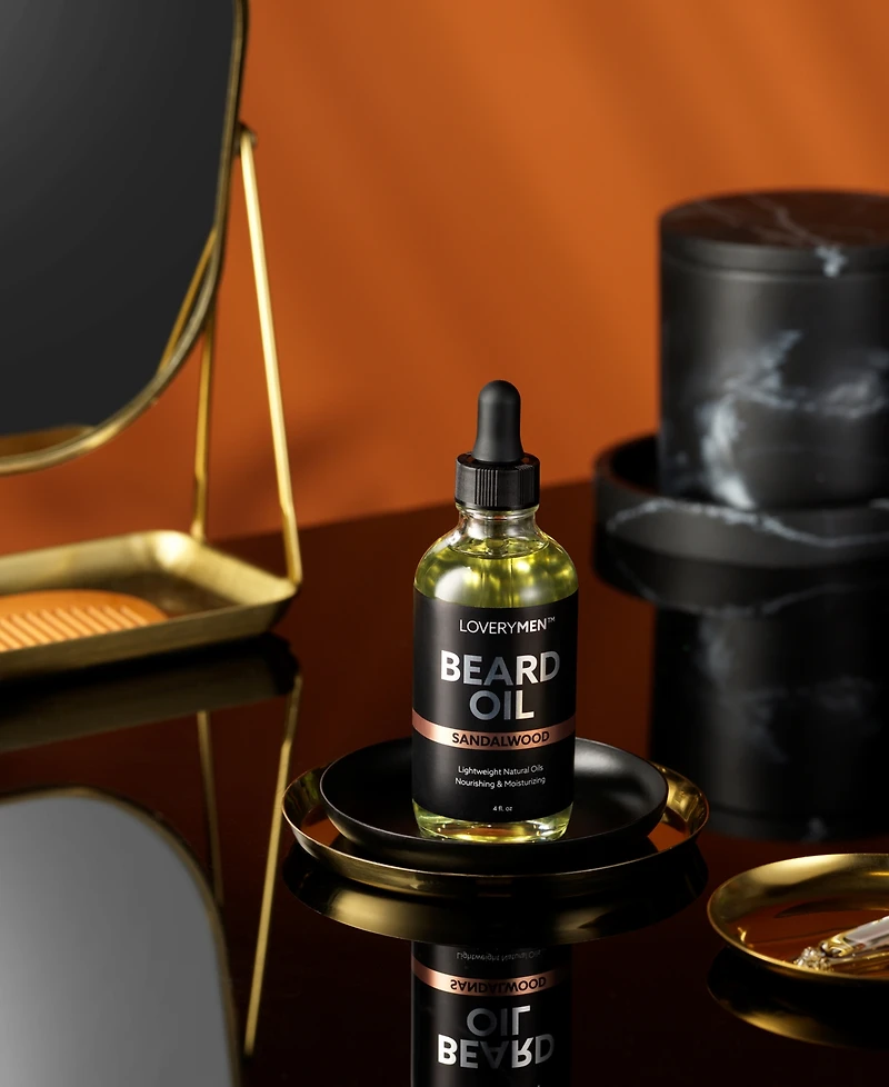 Lovery LoveryMen Sandalwood Beard Oil, 4 oz.