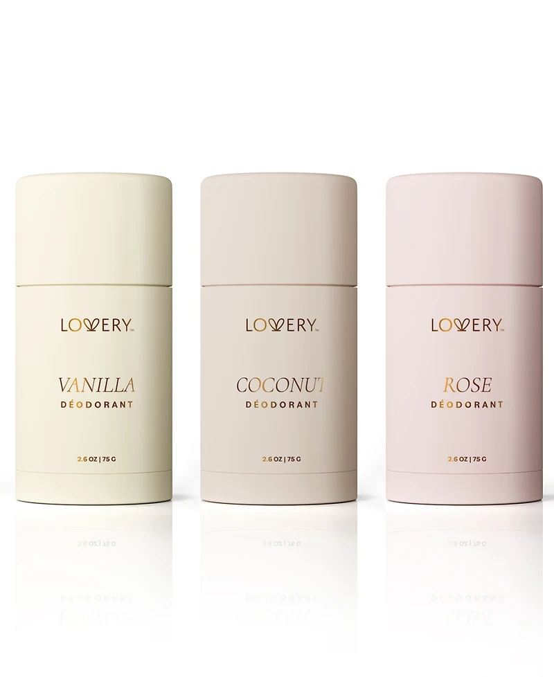 Lovery 3-Pc. Deodorant Stick Gift Set