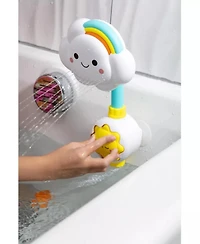 Sperric Toddler Bath Toy Shower Head, Manual Bathtub Shower Sprayer for Toddlers, Interactive Cloud Design Bath Toy