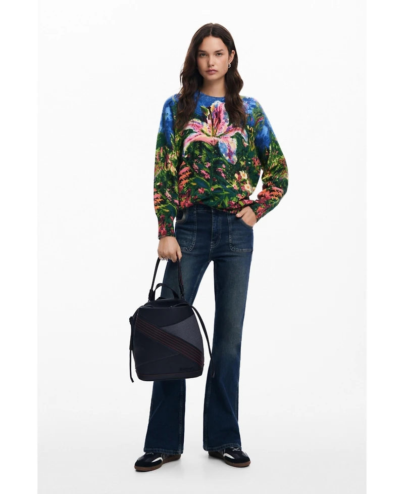 Desigual Women's Medium backpack with topstitching