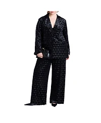 Eloquii Women's Heart Velvet Pant